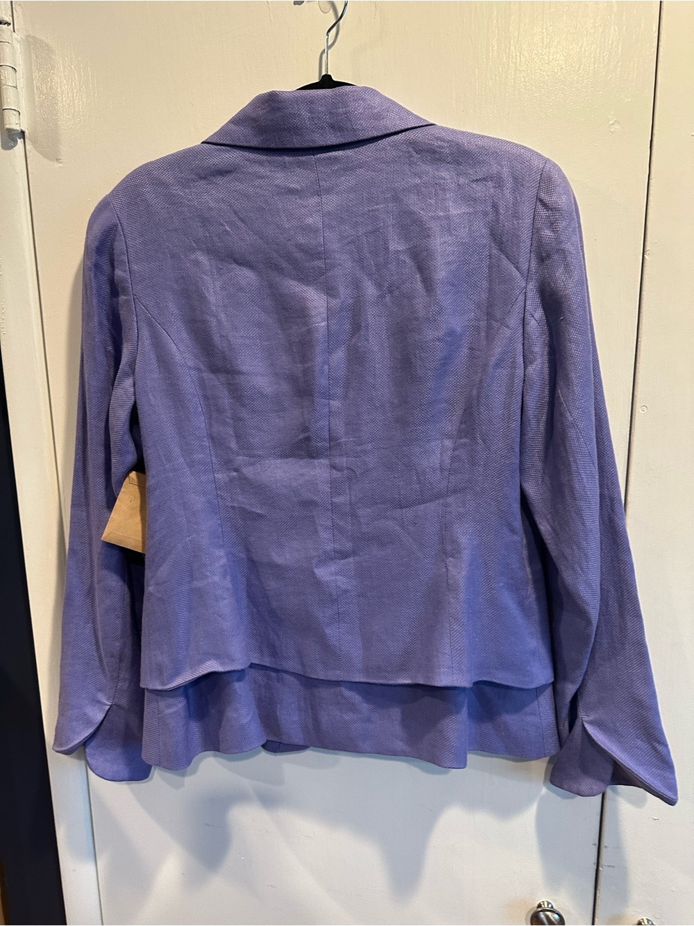 Coldwater Creek Lavender Linen Blazer Jacket - Picture 5 of 8